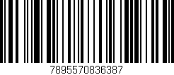 Código de barras (EAN, GTIN, SKU, ISBN): '7895570836387'