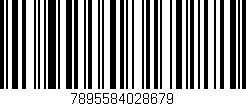 Código de barras (EAN, GTIN, SKU, ISBN): '7895584028679'