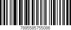 Código de barras (EAN, GTIN, SKU, ISBN): '7895585755086'
