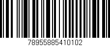 Código de barras (EAN, GTIN, SKU, ISBN): '78955885410102'