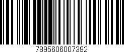 Código de barras (EAN, GTIN, SKU, ISBN): '7895606007392'