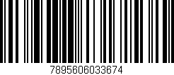 Código de barras (EAN, GTIN, SKU, ISBN): '7895606033674'
