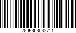 Código de barras (EAN, GTIN, SKU, ISBN): '7895606033711'