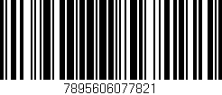Código de barras (EAN, GTIN, SKU, ISBN): '7895606077821'