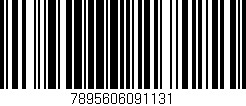 Código de barras (EAN, GTIN, SKU, ISBN): '7895606091131'