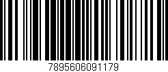 Código de barras (EAN, GTIN, SKU, ISBN): '7895606091179'