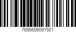 Código de barras (EAN, GTIN, SKU, ISBN): '7895606091551'