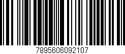 Código de barras (EAN, GTIN, SKU, ISBN): '7895606092107'