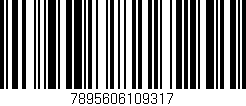 Código de barras (EAN, GTIN, SKU, ISBN): '7895606109317'