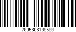 Código de barras (EAN, GTIN, SKU, ISBN): '7895606139598'