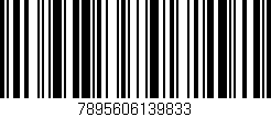 Código de barras (EAN, GTIN, SKU, ISBN): '7895606139833'