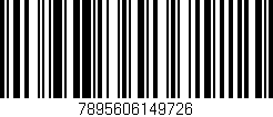 Código de barras (EAN, GTIN, SKU, ISBN): '7895606149726'