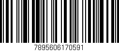 Código de barras (EAN, GTIN, SKU, ISBN): '7895606170591'