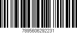Código de barras (EAN, GTIN, SKU, ISBN): '7895606292231'