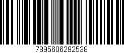 Código de barras (EAN, GTIN, SKU, ISBN): '7895606292538'