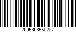 Código de barras (EAN, GTIN, SKU, ISBN): '7895606550287'