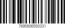 Código de barras (EAN, GTIN, SKU, ISBN): '7895606550331'