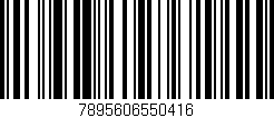 Código de barras (EAN, GTIN, SKU, ISBN): '7895606550416'
