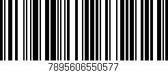 Código de barras (EAN, GTIN, SKU, ISBN): '7895606550577'