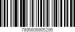 Código de barras (EAN, GTIN, SKU, ISBN): '7895606805295'