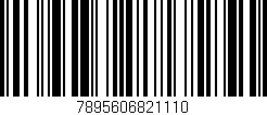 Código de barras (EAN, GTIN, SKU, ISBN): '7895606821110'