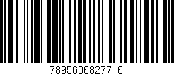 Código de barras (EAN, GTIN, SKU, ISBN): '7895606827716'