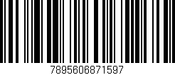 Código de barras (EAN, GTIN, SKU, ISBN): '7895606871597'