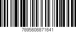 Código de barras (EAN, GTIN, SKU, ISBN): '7895606871641'