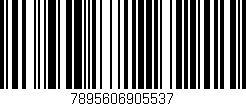 Código de barras (EAN, GTIN, SKU, ISBN): '7895606905537'