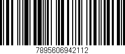 Código de barras (EAN, GTIN, SKU, ISBN): '7895606942112'