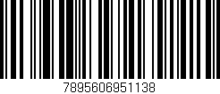 Código de barras (EAN, GTIN, SKU, ISBN): '7895606951138'