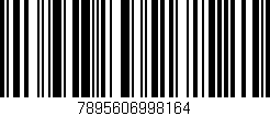 Código de barras (EAN, GTIN, SKU, ISBN): '7895606998164'