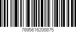 Código de barras (EAN, GTIN, SKU, ISBN): '7895616200875'