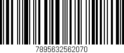 Código de barras (EAN, GTIN, SKU, ISBN): '7895632562070'