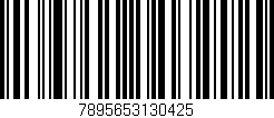Código de barras (EAN, GTIN, SKU, ISBN): '7895653130425'