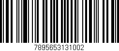Código de barras (EAN, GTIN, SKU, ISBN): '7895653131002'