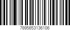 Código de barras (EAN, GTIN, SKU, ISBN): '7895653136106'