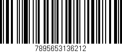 Código de barras (EAN, GTIN, SKU, ISBN): '7895653136212'