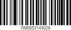 Código de barras (EAN, GTIN, SKU, ISBN): '7895653143029'
