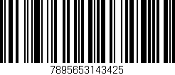 Código de barras (EAN, GTIN, SKU, ISBN): '7895653143425'