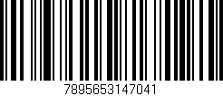 Código de barras (EAN, GTIN, SKU, ISBN): '7895653147041'