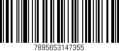 Código de barras (EAN, GTIN, SKU, ISBN): '7895653147355'