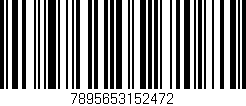 Código de barras (EAN, GTIN, SKU, ISBN): '7895653152472'