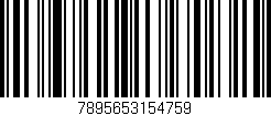 Código de barras (EAN, GTIN, SKU, ISBN): '7895653154759'