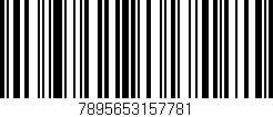 Código de barras (EAN, GTIN, SKU, ISBN): '7895653157781'