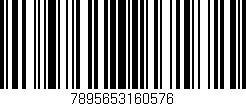 Código de barras (EAN, GTIN, SKU, ISBN): '7895653160576'