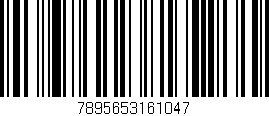 Código de barras (EAN, GTIN, SKU, ISBN): '7895653161047'
