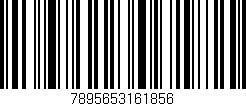 Código de barras (EAN, GTIN, SKU, ISBN): '7895653161856'