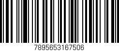 Código de barras (EAN, GTIN, SKU, ISBN): '7895653167506'