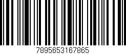 Código de barras (EAN, GTIN, SKU, ISBN): '7895653167865'